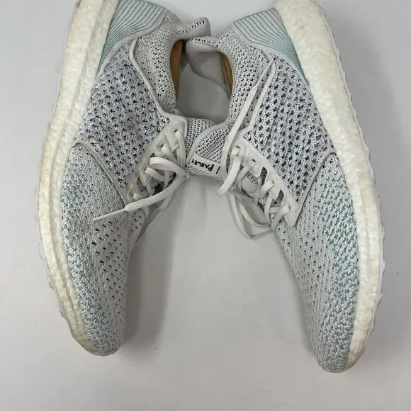 Adidas White Athletic Ultra boost Clima Parley Sneaker Shoes Size 14